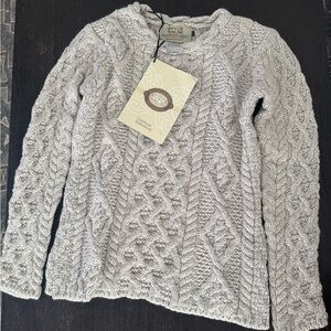 Aaran Island Wool Knit Sweater from Ireland. Sz M. NWT.